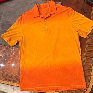 Bugatchi Men's Orange Polo Shirt